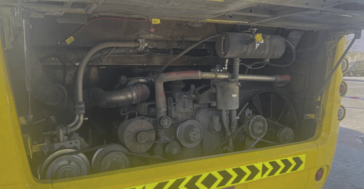 Automatic Fire Suppression Saves School Bus